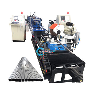 20x20mm Small Size Steel Profile Laser Welding Square Tube Making Roll Forming Machine