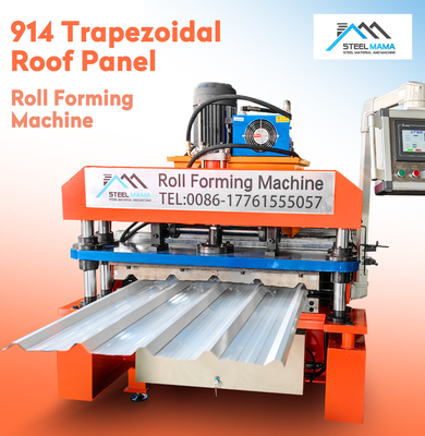 18-20 ایستگاه صفحه سقف ماشین رول شکل 0.3-0.8mm برش هیدرولیک
