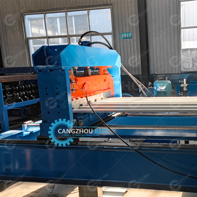 گالوانیزه Flying Cutter بدون توقف 20m/min کف کف کفپوش فلز ورق رول شکل گیری ماشین