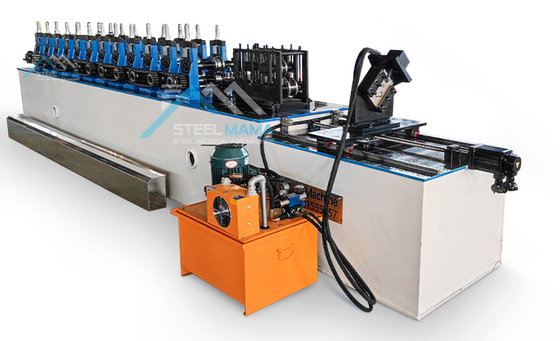 ماشین ساخت رول با سرعت بالا کنترل شده توسط PLC برای شبکه سقف C U L T
