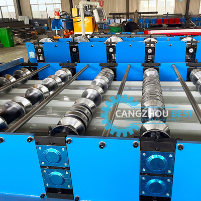 1220mm سیم پیچ عرض Tr4 ورق سقف دستگاه نورد پروفیل فولادی