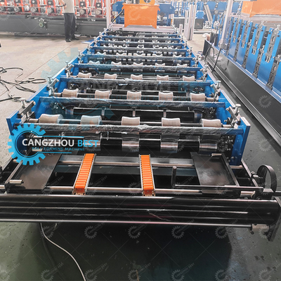 1000mm صفحه لمسی فلزی سقف ورق ساخت رول ماشین شکل گیری کنترل Plc