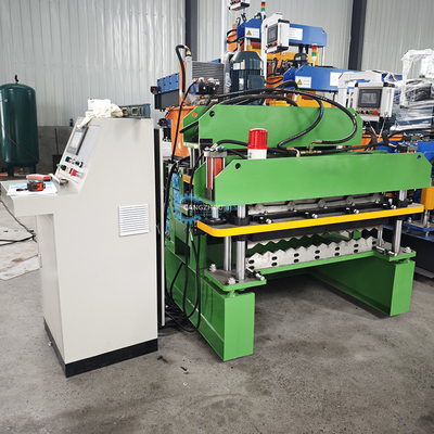 سرعت ثابت اتوماتیک PPGI Ridge Cap Roll Forming Machine با 15 تا 16 ایستگاه