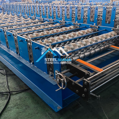 8.5kw فولاد شیشه دار سقف کاشی رول ماشین شکل و سقف ورق ماشین ساخت
