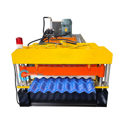 ماشین شکل دادن برگهای شیشه ای فلزی 8.5kw