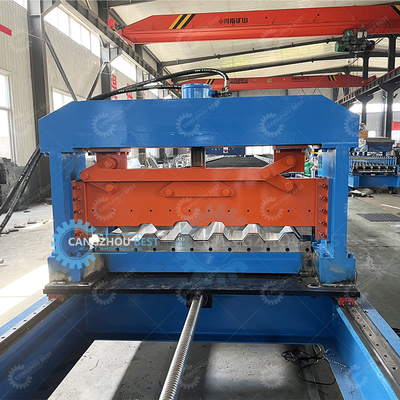 سیستم کنترل PLC ماشین ساخت رول کف عرشه 1250mm عرض برای ساخت ورق عرشه