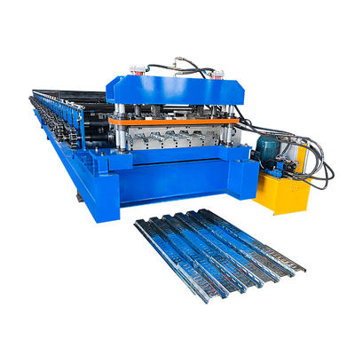 دستگاه شکل دهی رول 1250mm با عرض برش تنظیم شده و نوع برش هیدرولیک
