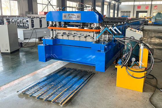 دستگاه شکل دهی رول 1250mm با عرض برش تنظیم شده و نوع برش هیدرولیک