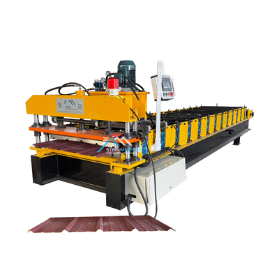 سیستم کنترل PLC ماشین سقف فلزی برای 0.3mm-0.8mm