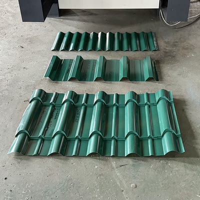 0.25-0.6mm ضخامت ماشین شکل گیری رول سه لایه 5.5Kw قدرت موتور اصلی