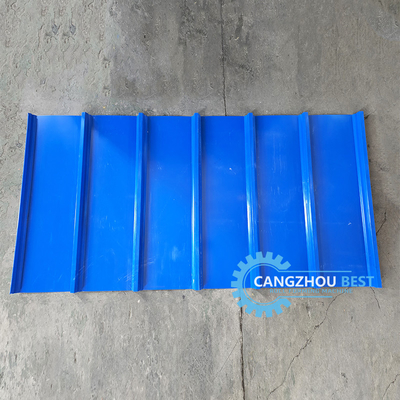اندونزی Poular 980 Klip Lock Profile Roof Sheet Roll Forming Machine ماشین ساخت ورق سقف