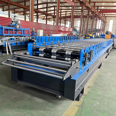 دستگاه فرم‌دهی رول عرشه کف 1250 میلی‌متر کنترل PLC 22 کیلووات