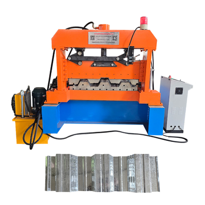 دستگاه فرم‌دهی رول عرشه کف 1250 میلی‌متر کنترل PLC 22 کیلووات