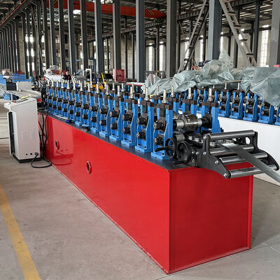 Flying Cutting Speed ​​Clake Canal Cold Roll Forming Machine PLC Control
