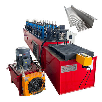 Flying Cutting Speed ​​Clake Canal Cold Roll Forming Machine PLC Control