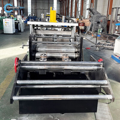 PLC کنترل تغییر خودکار اندازه 80-300mm C Purlin Roll Forming Machine