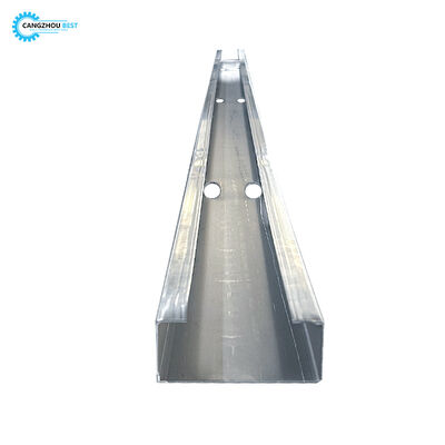 تولید ماشین برش خودکار فولاد سیاه به صورت دستی تغییر اندازه C Purlin Roll Forming Machine