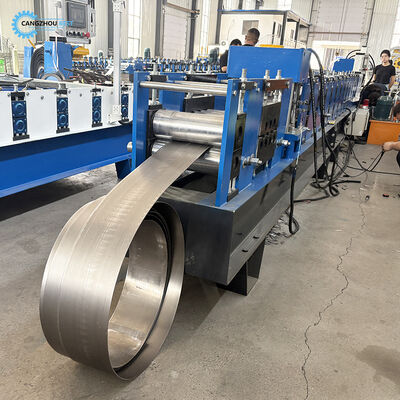 تولید ماشین برش خودکار فولاد سیاه به صورت دستی تغییر اندازه C Purlin Roll Forming Machine