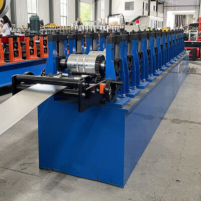 1.5mm Galvanized Steel Profile C Channel Gutter Roll Forming Machine