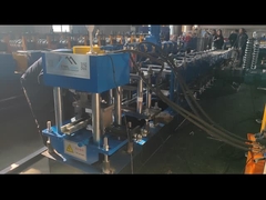 ماشین شکل گیری رول کانال پروفایل فولاد به صورت دستی تغییر اندازه C Purlin 80-300mm Web Size