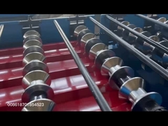 ماشین شکل دهی رولی ورق سقف با سرعت شکل گیری 8-15m / min و برش هیدرولیک